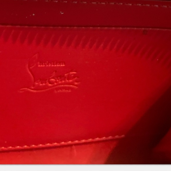 Christian Louboutin Gold-Embellished Tan Wallet. Dustbag - Picture 10 of 10